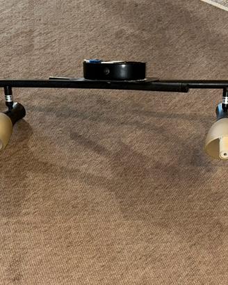 Lampadario antichizzato marrone