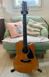 Chitarra acustica elettrificata Samik