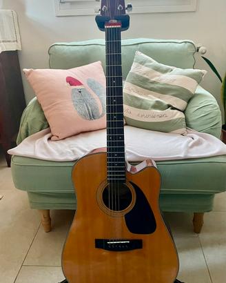 Chitarra acustica elettrificata Samik
