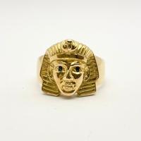 Anello uomo oro 18KT con zaffiri gr. 14.60
