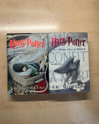 Harry Potter Lotto PRIME STAMPE Vol. 6 e 7 Salani