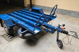 carrello rimorchio portamoto 3 posti