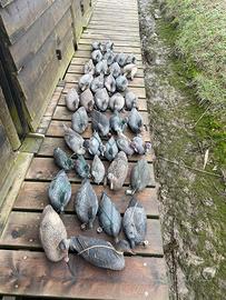 Lotto stampi caccia in plastica