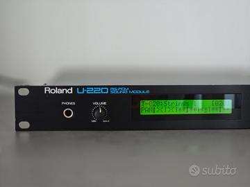 Roland U-220 RS-PCM Sound Module - Vintage 1989 