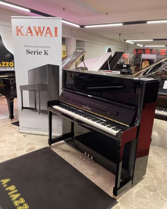 PIANOFORTE VERTICALE KAWAI K 500 NERO LUCIDO