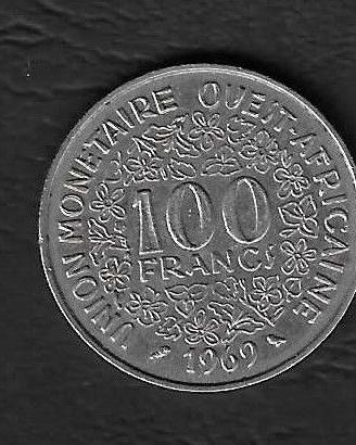 Stati dell'Africa Occ. - moneta circolata da 100 F