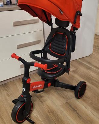 Triciclo Passeggino Pieghevole Aziamor - Modello E