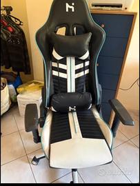 Sedia da Gaming Ergonomica con Cuscini - Usata
