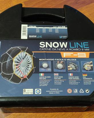 Catene da neve 9mm Snow Line misure auto 15"-18"