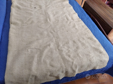 Coperta artigianale in filo di ginestra cm 220x185