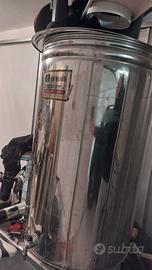 Bidone acciaio 200 lt