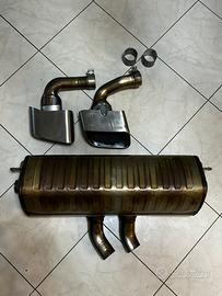Scarico Porsche Cayenne marmitta e silenziatore 9y
