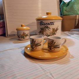 BISCOTTIERA E SERVIZIO CAFFE'