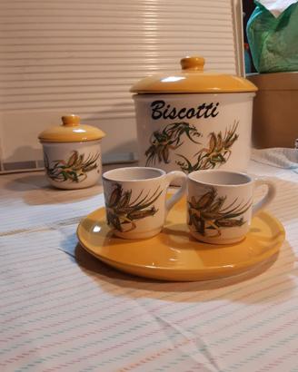 BISCOTTIERA E SERVIZIO CAFFE'