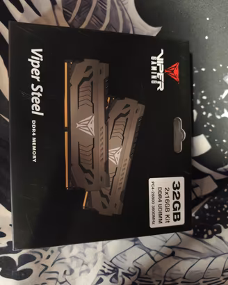 RAM DDR4 2X16 CL18 3600MHZ VIPER STEEL