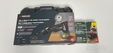 Seghetto PARKSIDE PERFORMANCE + batteria caricator