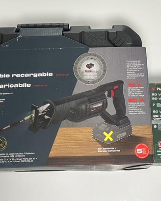 Seghetto PARKSIDE PERFORMANCE + batteria caricator