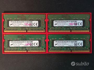 RAM Micron DDR4 SO-DIMM 32GB 2666MHz 4x8GB