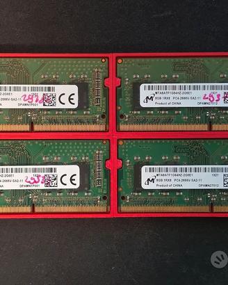 RAM Micron DDR4 SO-DIMM 32GB 2666MHz 4x8GB