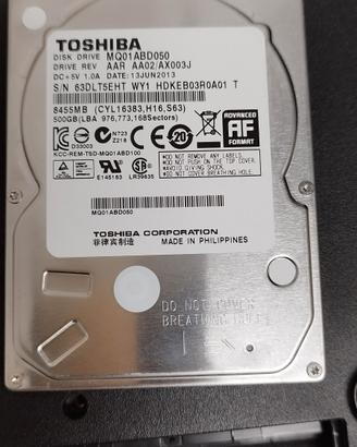 Hard Disk 500 gb