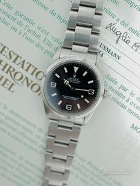 Rolex Explorer I ref.14270 scat e garanzia Hausman