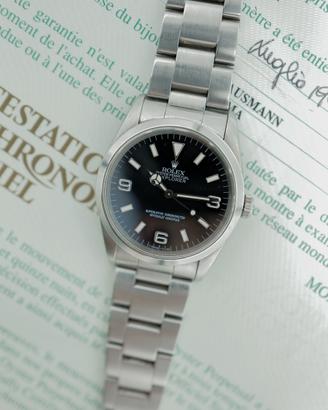Rolex Explorer I ref.14270 scat e garanzia Hausman