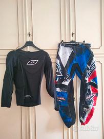 maglia protettiva e pantalone enduro cross mtb