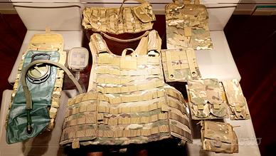 gilet tattico soft air con accessori 