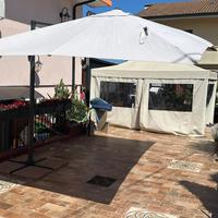 Ombrellone con palo da giardino