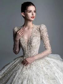 Abito da sposa semplice in stile europeo