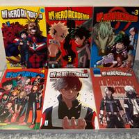 Manga "My Hero Academia" volumi 1,2,3,4,5,30