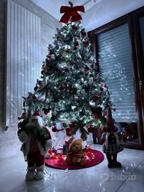 Albero di Natale innevato