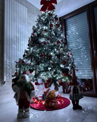 Albero di Natale innevato