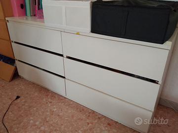 Cassettiera bianca Ikea
