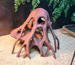 tronco decorazione terrario teca acquario