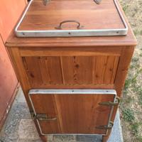 Ghiacciaia in legno anni 40