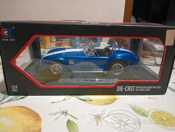 MODELLINO SHELBY 1965  COBRA  BLU 124