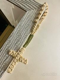 Rosario in macrame