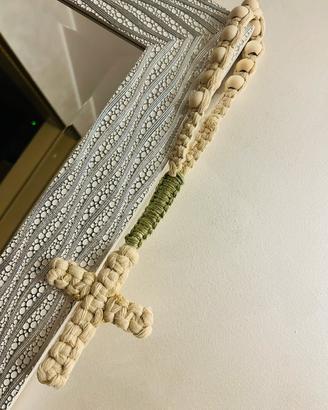 Rosario in macrame