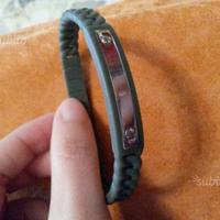 Bracciale silicone e acciaio