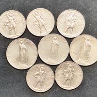 Lotto vaticano 8 monete antiche