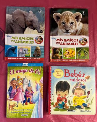SVUOTATUTTO   4  libri  per  bambini  in  spagnolo
