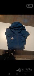 giacca a vento Adidas blu