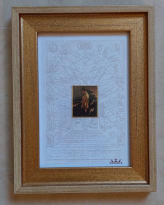 Quadro Artistico Antico Trident Stampa 1671

