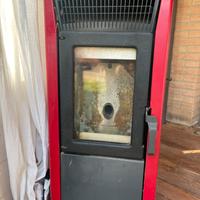 Stufa a pellet Vulcania 9 kW funzionante