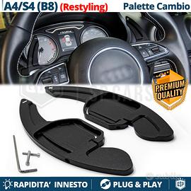 PALETTE Cambio Volante AUDI A4 RS4 B8 Paddle Nere