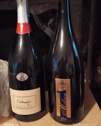 Bottiglie brut da collezione Franciacorta e Aneri 