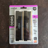 32 gb RAM DDR 5 crucial 6000mt/s