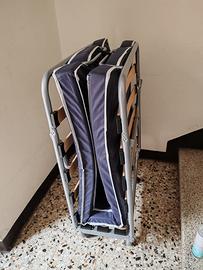 Brandina pieghevole con materasso – come nuova