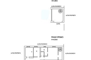 Appartamento con 3 box e giardino